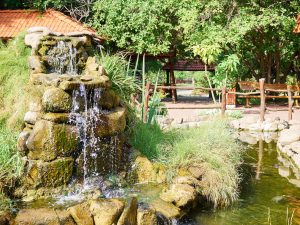 a waterfall at home