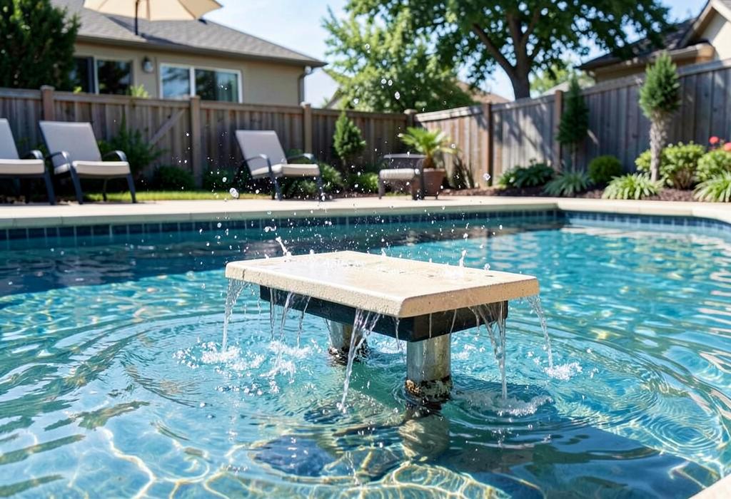 Bubblers — Dorian Pools and Construction, El Paso, Texas