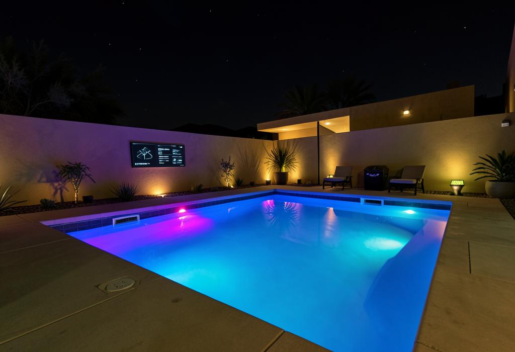 Pool Features & Automation — Dorian Pools and Construction, El Paso, Texas