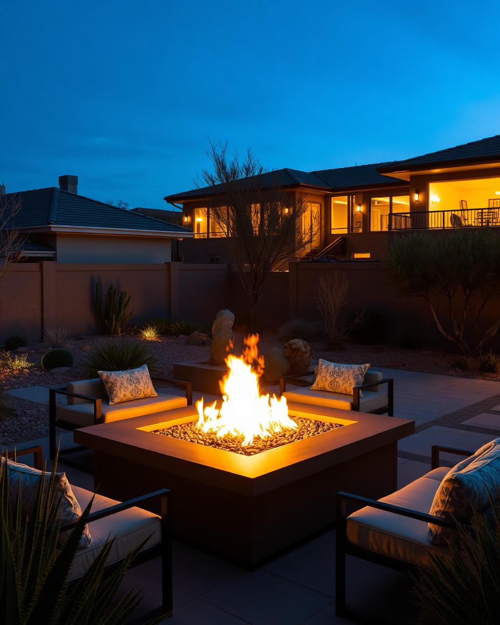 Fire Features & Lighting