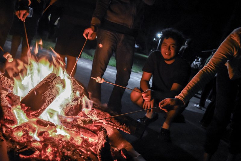 backyard fire pit