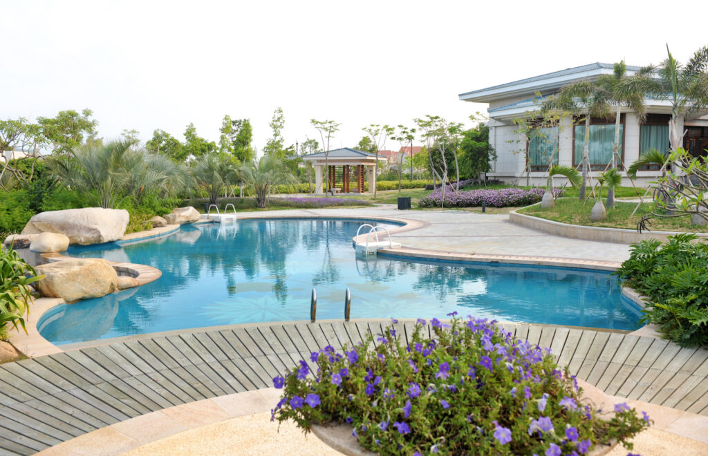 Rest and relax by the pool 